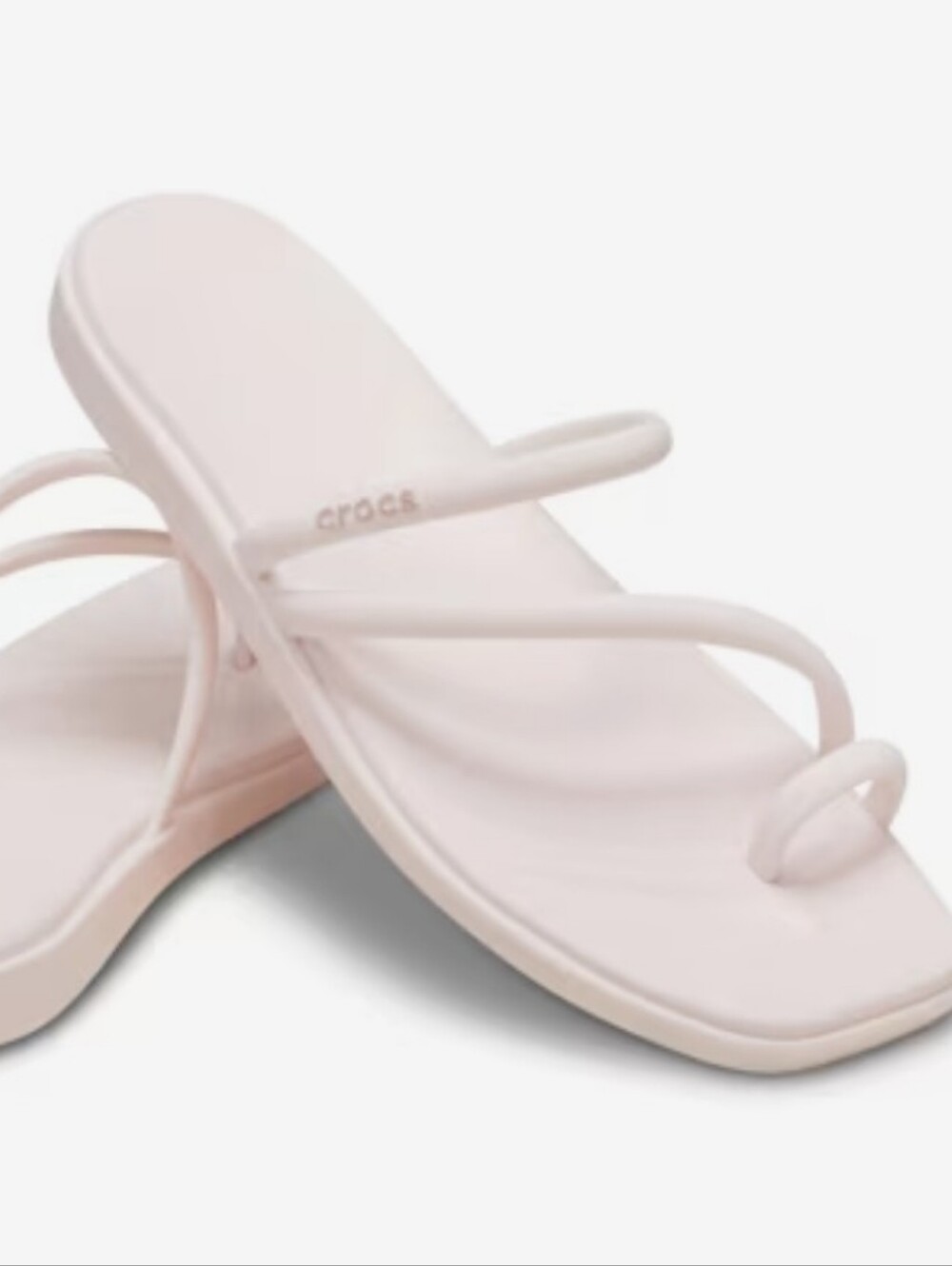 CROCS Miami Toe Loop Sandal- Baby Pink